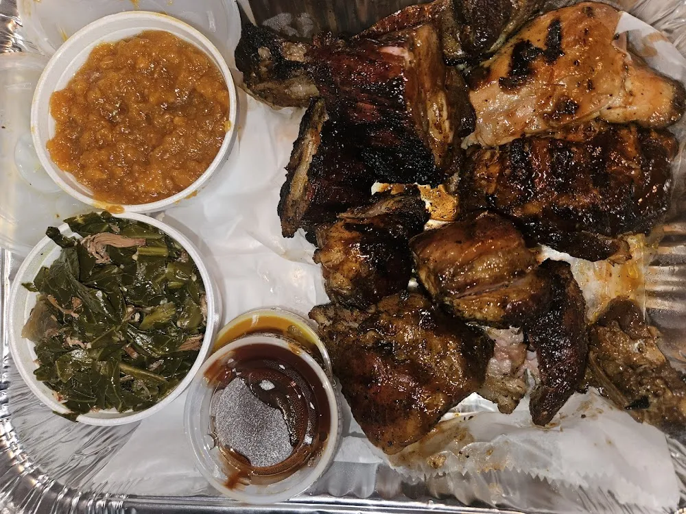 Rib Tips and Chicken Dinner