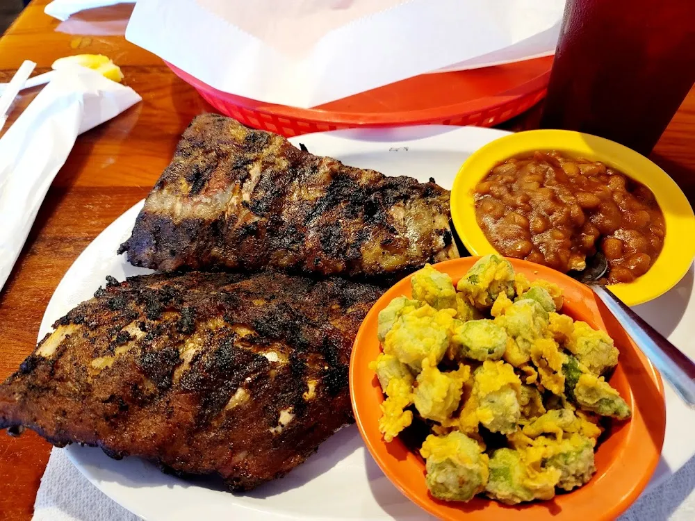 Spare Ribs Dry Okra Beans